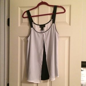 Lane Bryant blk/white tank -14